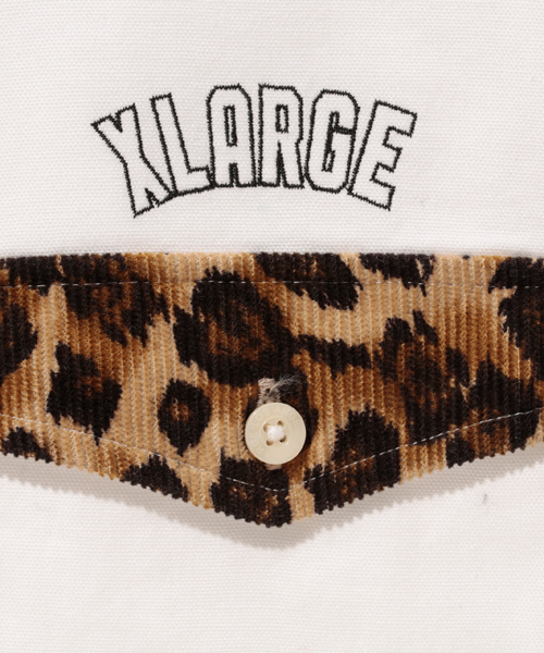 XLARGE（エクストララージ）の「LEOPARD SHIRT（シャツ/ブラウス・メンズ・ホワイト/ブラック/オリーブ・SMALL/MEDIUM/LARGE/X-LARGE）」の8枚目の写真