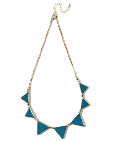 Another Edition（アナザーエディション）の「ALL/t/r Triangle NL（ネックレス・レディース・ピンク/コバルトブルー・フリー）」の2枚目の写真