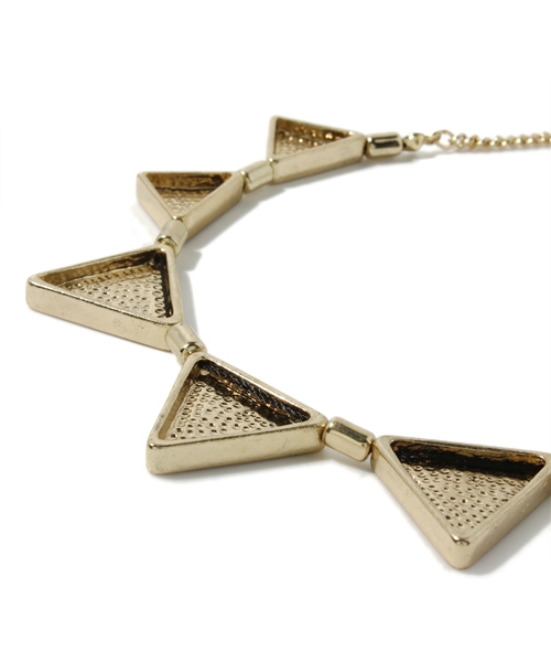 Another Edition（アナザーエディション）の「ALL/t/r Triangle NL（ネックレス・レディース・ピンク/コバルトブルー・フリー）」の4枚目の写真