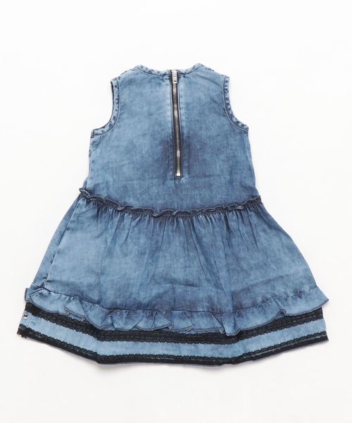DIESEL（ディーゼル）の「00K1SQKXA42（ワンピース・キッズ・インディゴブルー・12M/24M/36M）」の2枚目の写真