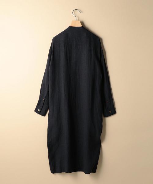 BEAUTY&YOUTH UNITED ARROWS（ビューティーアンドユースユナイテッドアローズ）の「BY ヨークネックロングスリーブワンピース（ワンピース・レディース・ネイビー/オリーブ・FREE）」の3枚目の写真