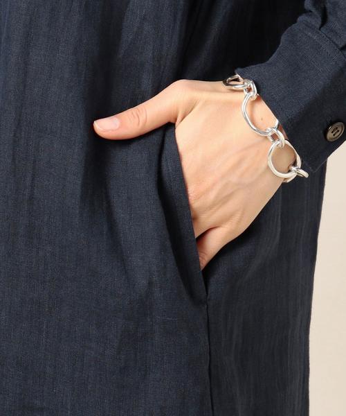 BEAUTY&YOUTH UNITED ARROWS（ビューティーアンドユースユナイテッドアローズ）の「BY ヨークネックロングスリーブワンピース（ワンピース・レディース・ネイビー/オリーブ・FREE）」の12枚目の写真