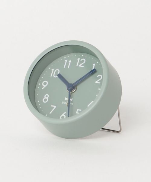 BRUNO（ブルーノ）の「ラウンドリトルクロック（置時計・レディース・ネイビー/ピンク/イエロー/ブルー/グリーン・ﾌﾘ-）」の12枚目の写真