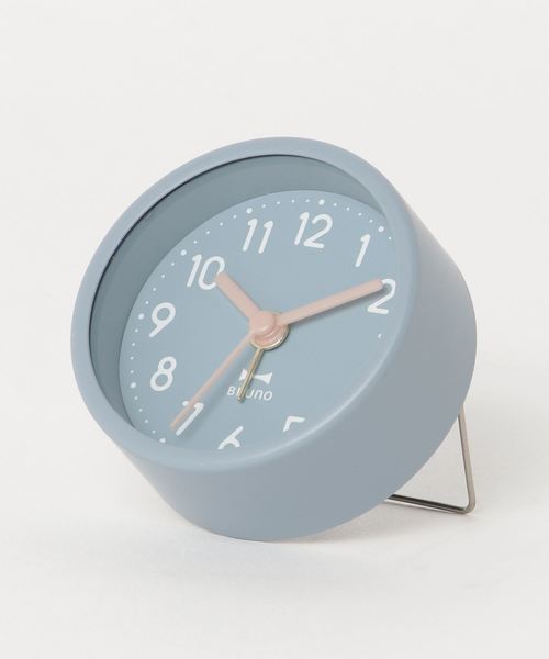 BRUNO（ブルーノ）の「ラウンドリトルクロック（置時計・レディース・ネイビー/ピンク/イエロー/ブルー/グリーン・ﾌﾘ-）」の14枚目の写真