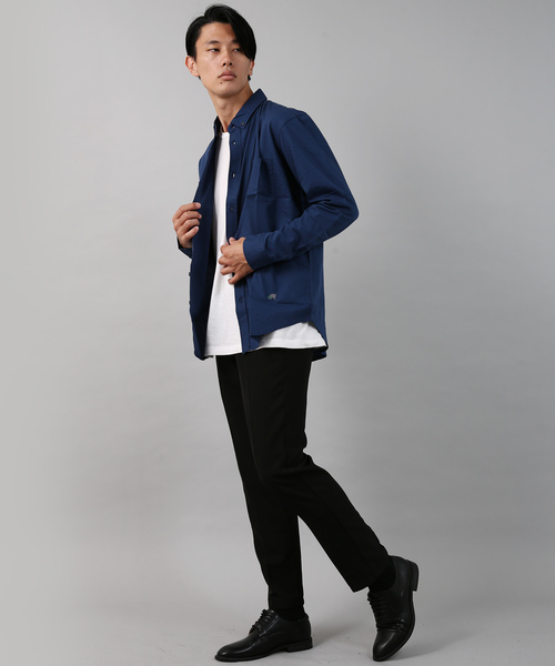 Ressaca（レサーカ）の「ストレッチスラックスパンツ（スラックス・メンズ・ブラック/グレー×ピンク/ネイビー・S/M/L/XL）」の7枚目の写真