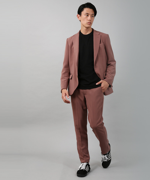 Ressaca（レサーカ）の「ストレッチスラックスパンツ（スラックス・メンズ・ブラック/グレー×ピンク/ネイビー・S/M/L/XL）」の9枚目の写真