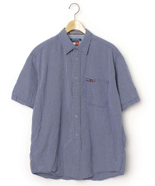 TOMMY JEANS(トミー ジーンズ)の「半袖シャツ(シャツ/ブラウス TOMMY JEANS(トミー ジーンズ)の「半袖シャツ(シャツ/ブラウス