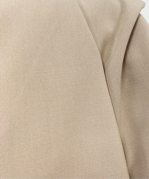 PICCIN（ピッチン）の「カラーレスロングコート（ノーカラージャケット・レディース・ベージュ/ネイビー/サックスブルー/グリーン・MEDIUM/LARGE/L/M）」の18枚目の写真