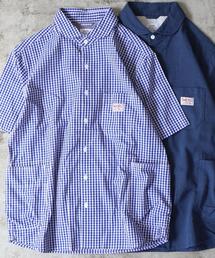 coen | SMITH別注ショールカラー半袖ワークシャツ(その他1⇒WEB限定カラー)(シャツ/ブラウス)