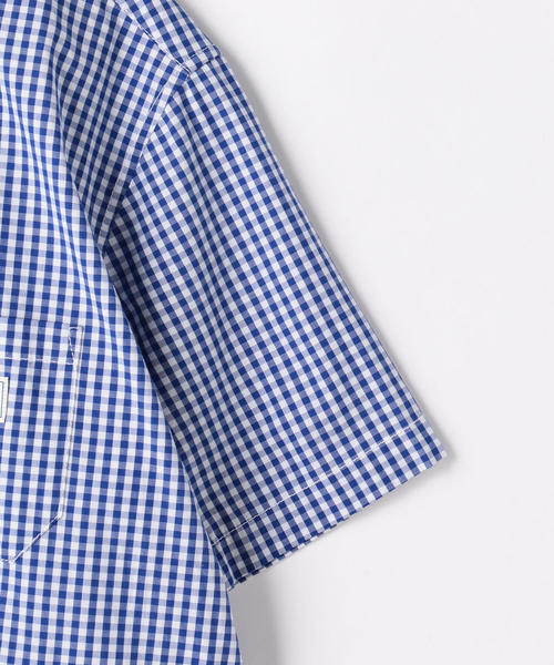 coen（コーエン）の「SMITH別注ショールカラー半袖ワークシャツ(その他1⇒WEB限定カラー)（シャツ/ブラウス・メンズ・ホワイト/その他/コバルトブルー/ネイビー・LARGE/SMALL/MEDIUM/X-LARGE）」の16枚目の写真