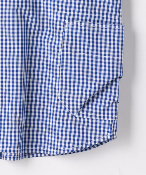 coen（コーエン）の「SMITH別注ショールカラー半袖ワークシャツ(その他1⇒WEB限定カラー)（シャツ/ブラウス・メンズ・ホワイト/その他/コバルトブルー/ネイビー・LARGE/SMALL/MEDIUM/X-LARGE）」の17枚目の写真