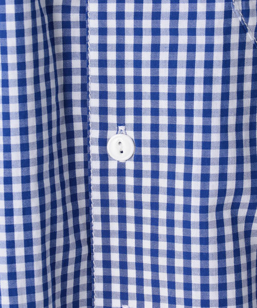 coen（コーエン）の「SMITH別注ショールカラー半袖ワークシャツ(その他1⇒WEB限定カラー)（シャツ/ブラウス・メンズ・ホワイト/その他/コバルトブルー/ネイビー・LARGE/SMALL/MEDIUM/X-LARGE）」の19枚目の写真