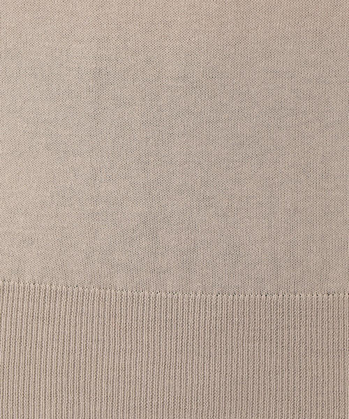 EMMEL REFINES（エメルリファインズ）の「【EMMEL REFINES】〔ハンドウォッシャブル〕FC H/W 衿スカラ ノースリーブ×クルーネックカーディガン（カーディガン/ボレロ・レディース・ライトブルー/ベージュ/ブラック・FREE）」の12枚目の写真