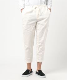 VIBGYOR Select/ 綿麻ストレッチルーズフィットアンクルパンツ