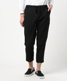 VIBGYOR Select/ 綿麻ストレッチルーズフィットアンクルパンツ