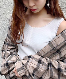 apres jour | ヘンリーネックリブタンク【ZOZOTOWN限定アイテム】(タンクトップ)