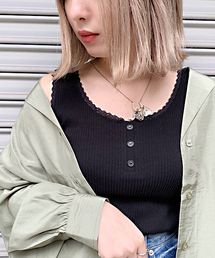 apres jour | ヘンリーネックリブタンク【ZOZOTOWN限定アイテム】(タンクトップ)