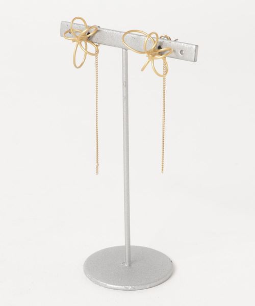 contra bo nepre(コントラ ボ ネプレ )の「OPTILE elitto pierce back chain / オプティルエリットピアスバックチェーン(ピアス(両耳用)・レディース・ゴールド・FREE)」の3枚目の写真