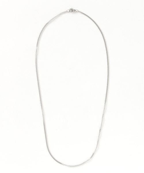 Anthe(アンテ)の「Anthe / stainless necklacce flat link chain type(ネックレス・メンズ・ブラック/シルバー/ゴールド・FREE)」の2枚目の写真