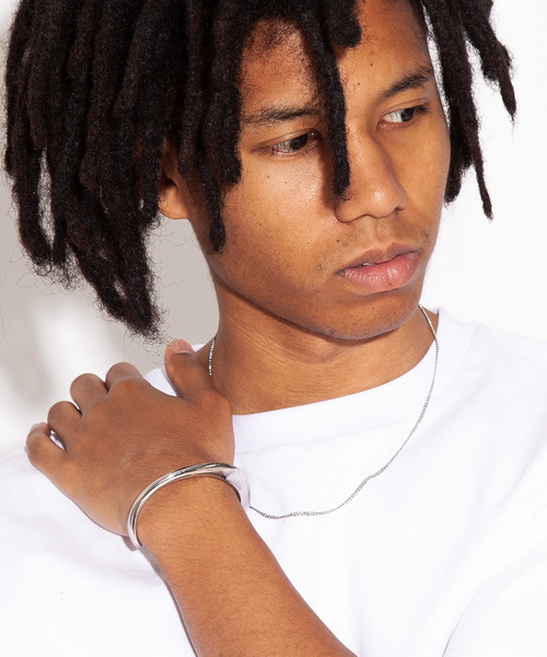 Anthe(アンテ)の「Anthe / stainless necklacce flat link chain type(ネックレス・メンズ・ブラック/シルバー/ゴールド・FREE)」の4枚目の写真