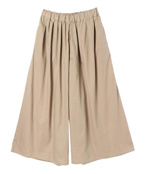 AMERICAN HOLIC（アメリカンホリック）の「ハイウエストタックギャザーロングガウチョパンツ（その他パンツ・レディース・ベージュ/ネイビー/ストライプ/ドット/カーキ/キャメル・M/L）」の8枚目の写真