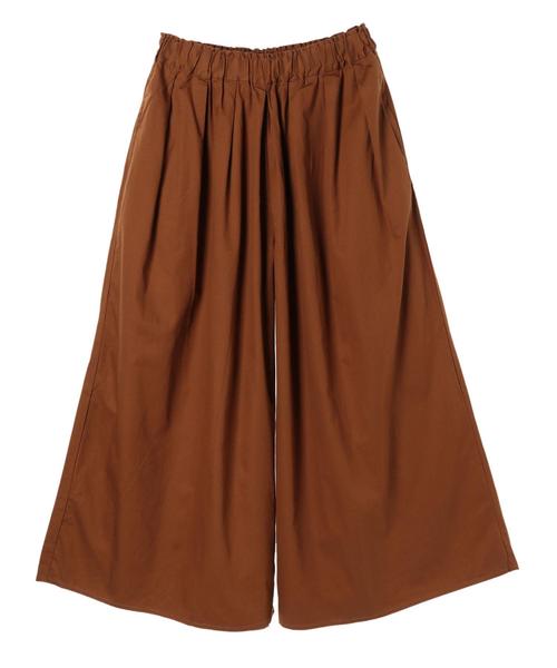 AMERICAN HOLIC（アメリカンホリック）の「ハイウエストタックギャザーロングガウチョパンツ（その他パンツ・レディース・ベージュ/ネイビー/ストライプ/ドット/カーキ/キャメル・M/L）」の7枚目の写真