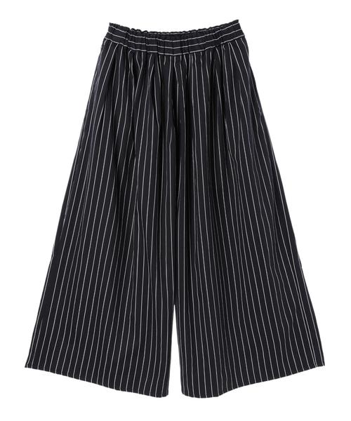 AMERICAN HOLIC（アメリカンホリック）の「ハイウエストタックギャザーロングガウチョパンツ（その他パンツ・レディース・ベージュ/ネイビー/ストライプ/ドット/カーキ/キャメル・M/L）」の20枚目の写真