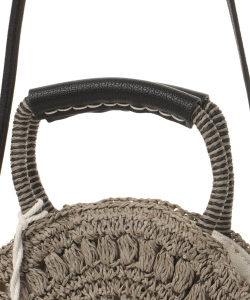 niko and...(ニコアンド)の「オリジナルラウンド2WAYショルダーバッグ(ショルダーバッグ・レディース・ナチュラル/ボルドー/グレー・0)」の15枚目の写真