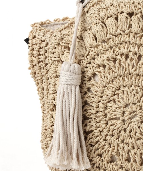 niko and...(ニコアンド)の「オリジナルラウンド2WAYショルダーバッグ(ショルダーバッグ・レディース・ナチュラル/ボルドー/グレー・0)」の18枚目の写真