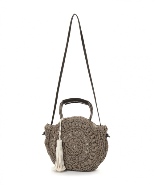 niko and...(ニコアンド)の「オリジナルラウンド2WAYショルダーバッグ(ショルダーバッグ・レディース・ナチュラル/ボルドー/グレー・0)」の21枚目の写真