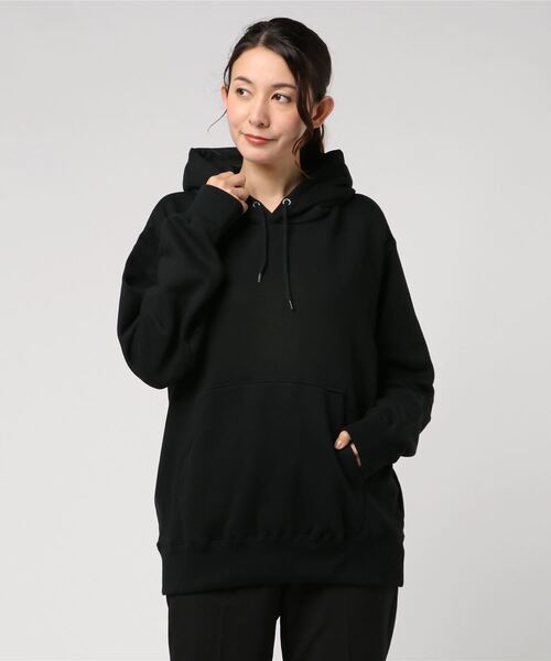 B.I.D.（ビーアイディー）の「TRUSS/レギュラーウェイト スウェットP/Oパーカー（パーカー・レディース・ホワイト/ネイビー/ヘザーグレー/スミクロ・LARGE/X-LARGE）」の2枚目の写真