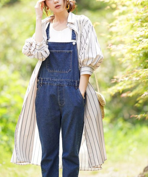 Rps アールピーエス の ボリューム袖ストライプテントワンピース ワンピース Wear