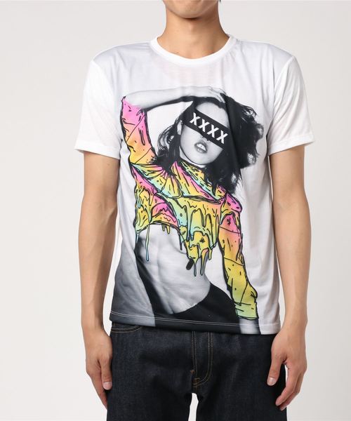 おしゃれスタ(オシャレスタ)の「モノトーンガールズフォトプリントクルーネックTシャツ(KU)(Tシャツ/カットソー・メンズ・A/B/C/D・M/L)」の18枚目の写真