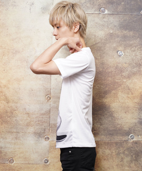 おしゃれスタ(オシャレスタ)の「モノトーンガールズフォトプリントクルーネックTシャツ(KU)(Tシャツ/カットソー・メンズ・A/B/C/D・M/L)」の16枚目の写真