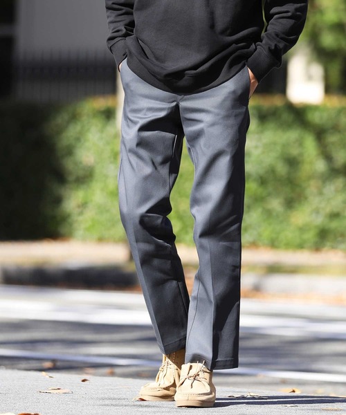 Dickies(ディッキーズ)の「Dickies / ディッキーズ THE ORIGINAL 874 ワイドチノワークパンツ スケーターパンツ(チノパンツ・メンズ・ブラック/ダークブラウン/ネイビー/カーキ/シルバー/モスグリーン/チャコール/グリーン系その他/ブルー系その他2/グリーン系その他2/ブルー系その他/カモフラージュ/ホワイト/グレー系その他2・32inch/30inch/28inch/34inch/30/32/28/32/32/32/34/32/36inch/38inch)」の4枚目の写真