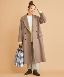 BEAUTY&YOUTH UNITED ARROWS | BY∴ HAMILTON WOOL MIX メルトンロングPコートо(その他アウター)