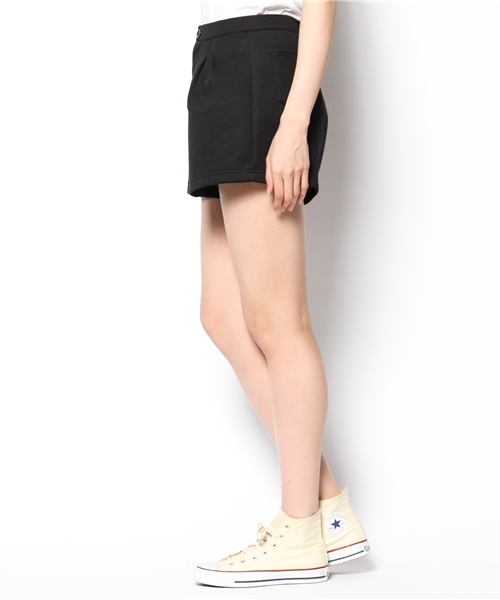 WEGO（ウィゴー）の「WEGO/ボンディングタックキュロット（その他パンツ・レディース・ブラック/杢グレー/ダークグリーン/ネイビー・FREE）」の5枚目の写真