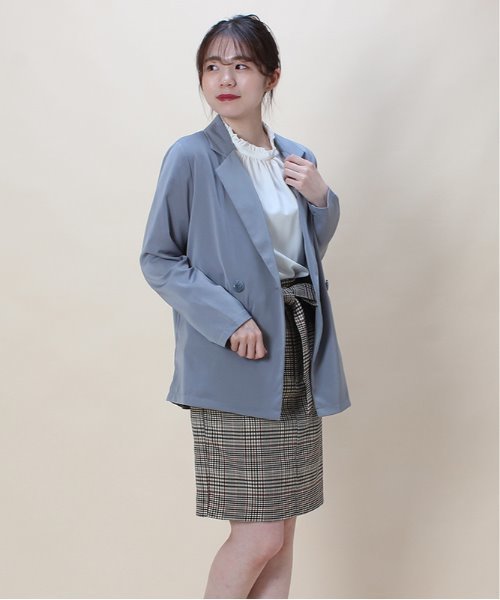 ASTORIA ODIER(アストリアオディール)の「テーラードジャケット(テーラードジャケット・レディース・ブラック/モカ/ブルー/キャメル・MEDIUM)」の11枚目の写真