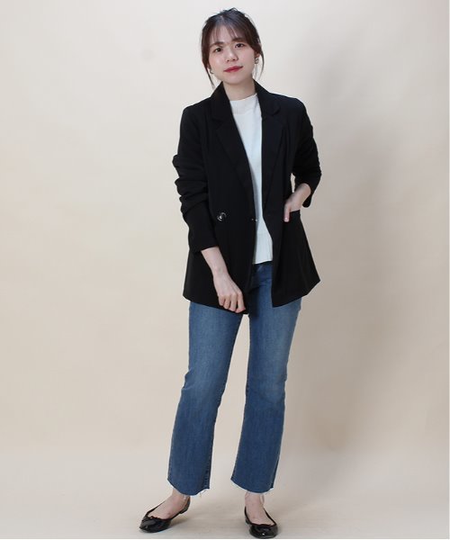 ASTORIA ODIER(アストリアオディール)の「テーラードジャケット(テーラードジャケット・レディース・ブラック/モカ/ブルー/キャメル・MEDIUM)」の8枚目の写真