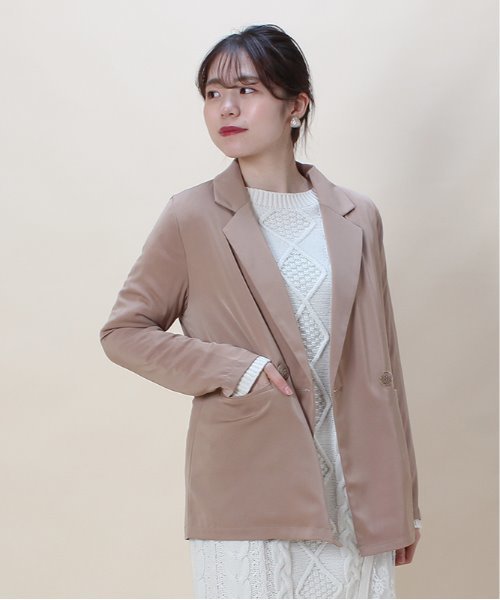 ASTORIA ODIER(アストリアオディール)の「テーラードジャケット(テーラードジャケット・レディース・ブラック/モカ/ブルー/キャメル・MEDIUM)」の15枚目の写真