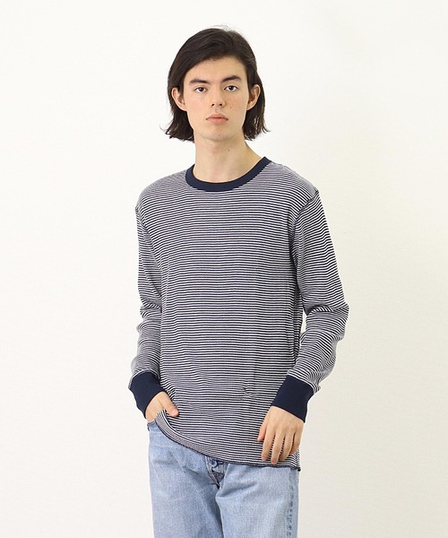 Healthknit(ヘルスニット)の「【 Healthknit / ヘルスニット 】 # ベーシックワッフルクルーネック長袖Tシャツ 602L SIP(Tシャツ/カットソー・メンズ・レッド系その他/ブルー系その他/ヘザーグレー/オートミール/ブラック系その他/グレー系その他/オフホワイト/ブラック/ネイビー/グリーン/ブラウン/ブルー・MEDIUM/LARGE/X-LARGE)」の11枚目の写真