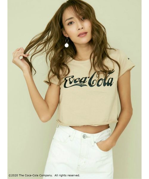 GYDA（ジェイダ）の「COCA-COLA ショートTシャツ（Tシャツ