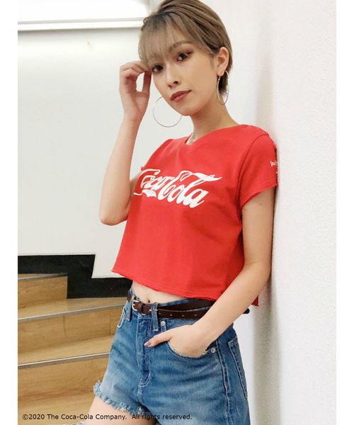 GYDA（ジェイダ）の「COCA-COLA ショートTシャツ（Tシャツ