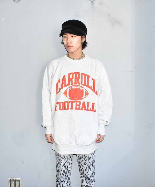 Champion(チャンピオン)の「【ヴィンテージ古着】90's Champion/チャンピオン "CARROLL FOOTBALL" カレッジスウェット(スウェット・メンズ・グレー・XX-LARGE)」の6枚目の写真
