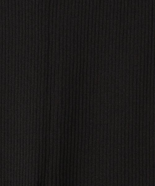 UNITED ARROWS(ユナイテッドアローズ)の「UWSC リブ スリット パンツ(レギンス/スパッツ・レディース・ベージュ/ブラック・38/36)」の4枚目の写真
