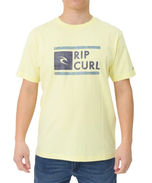 rip curl(リップカール)の「【RIP CURL リップカール】ロゴプリント半袖Tシャツ / サーフカジュアル / ユニセックス(Tシャツ/カットソー・メンズ・ライトイエロー/ホワイト/ブラック・MEDIUM/LARGE)」の3枚目の写真