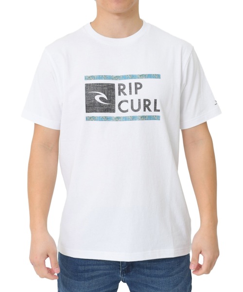 rip curl(リップカール)の「【RIP CURL リップカール】ロゴプリント半袖Tシャツ / サーフカジュアル / ユニセックス(Tシャツ/カットソー・メンズ・ライトイエロー/ホワイト/ブラック・MEDIUM/LARGE)」の2枚目の写真