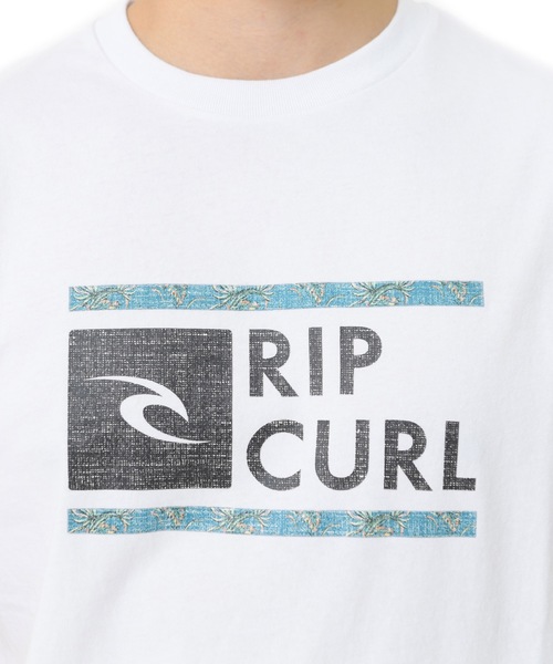 rip curl(リップカール)の「【RIP CURL リップカール】ロゴプリント半袖Tシャツ / サーフカジュアル / ユニセックス(Tシャツ/カットソー・メンズ・ライトイエロー/ホワイト/ブラック・MEDIUM/LARGE)」の4枚目の写真