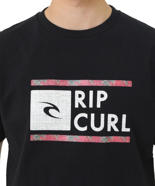 rip curl(リップカール)の「【RIP CURL リップカール】ロゴプリント半袖Tシャツ / サーフカジュアル / ユニセックス(Tシャツ/カットソー・メンズ・ライトイエロー/ホワイト/ブラック・MEDIUM/LARGE)」の9枚目の写真