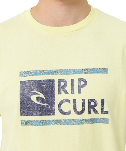 rip curl(リップカール)の「【RIP CURL リップカール】ロゴプリント半袖Tシャツ / サーフカジュアル / ユニセックス(Tシャツ/カットソー・メンズ・ライトイエロー/ホワイト/ブラック・MEDIUM/LARGE)」の14枚目の写真
